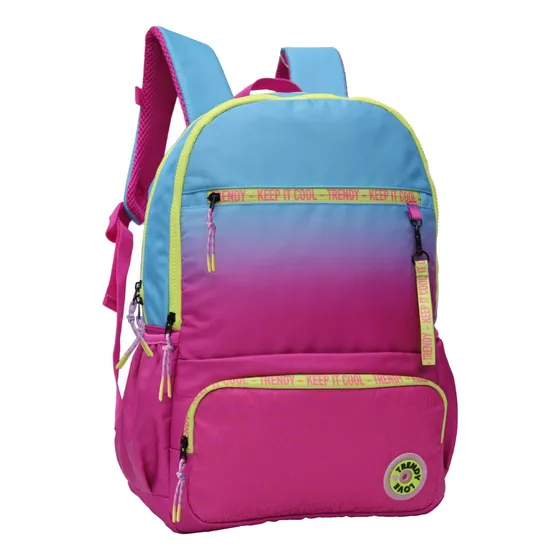 Mochila Trendy Urbana 17'' Resistente Escolar Niña Infantil