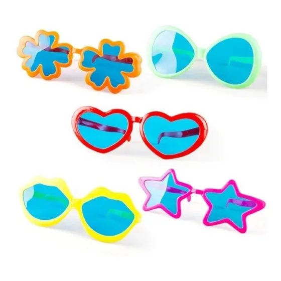 Lentes Jumbo X 12 Fiesta Colores Cotillón Activarte