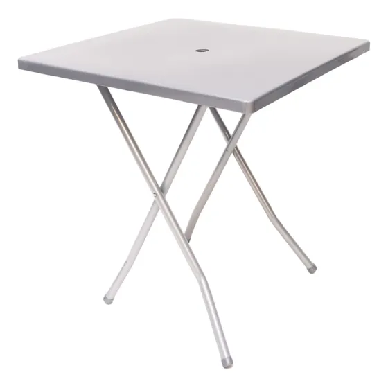 Mesa Plastico Exterior Plegable Posta 75x75 Jardin Balcon 