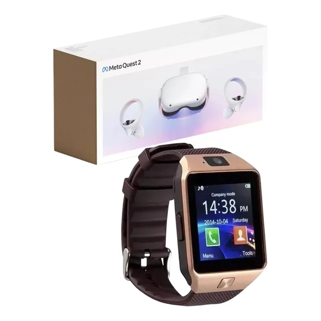 Meta Quest 2 De 64 Gb + Smartwatch Incluido