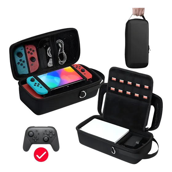 Estuche Funda Para Nintendo Switch Oled Gran Capacidad Viaje