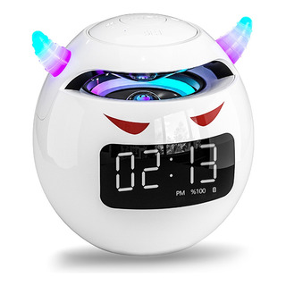 Altavoz Bluetooth Portátil Con Reloj Digital Despertador Altavoz Bluetooth Portátil Con Reloj Digital Despertador