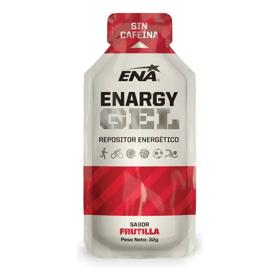 Enargy Gel (12 Un) Ena Sport - Repositor Energético Sabor Frutilla