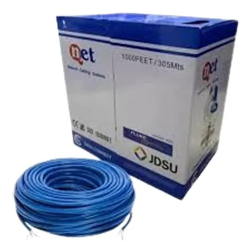 Cable De Red 4 Pares Cat 6 Bobina De 305 Mts 100 % Cobre