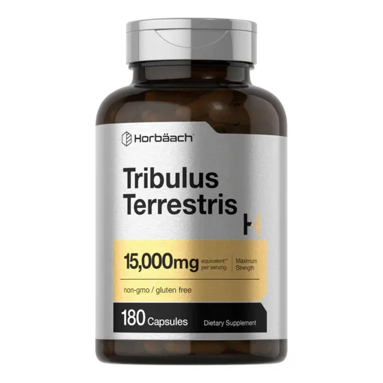 Suplemento Horbäach Tribulus Terrestris 15000mg 180 Cápsulas Sin Sabor