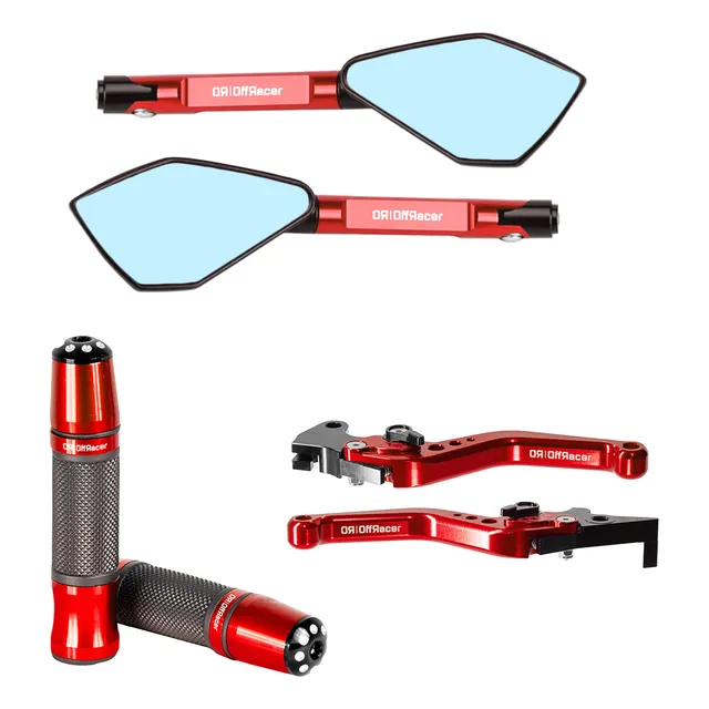 Kit Manopla Retrovisor Manete Fazer 250 Yamaha 