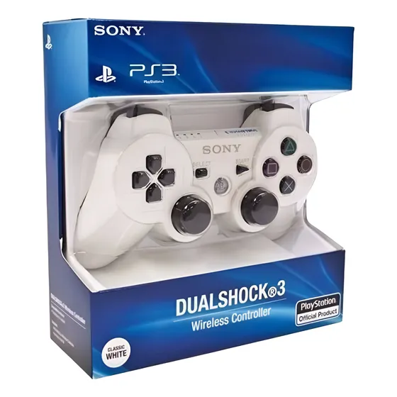 Joystick Inalámbrico Sony Playstation Dualshock 3 Blanco Blanco