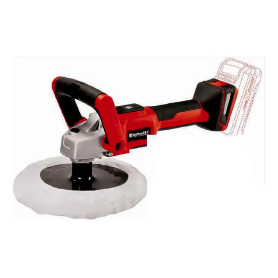 Pulidora Lustradora Autos Taller Inalámbrica Einhell Color Rojo