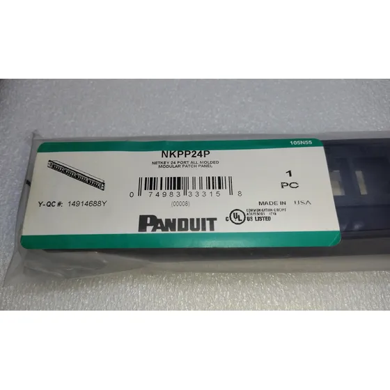 Panel Modular Panduit 24 Ptos Vacio Jacks C6-c6a Cualq Marca