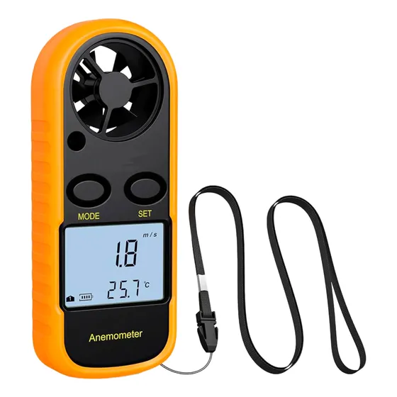 Anemometro Digital Compacto Gm816 / Viento - Temperatura