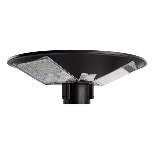 Lampara Led Solar 200w Farol Redondo Para Poste Con Sensor