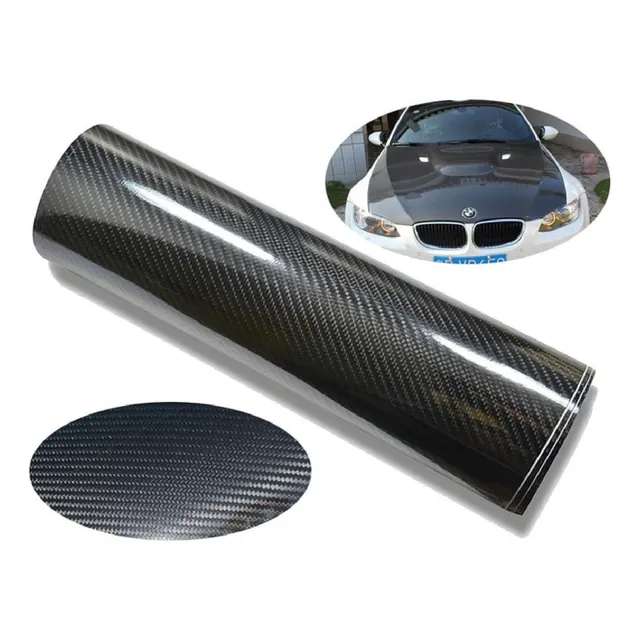 Vinilo Fibra De Carbono 5d 1,50 X 1,00 Mt Termoformable