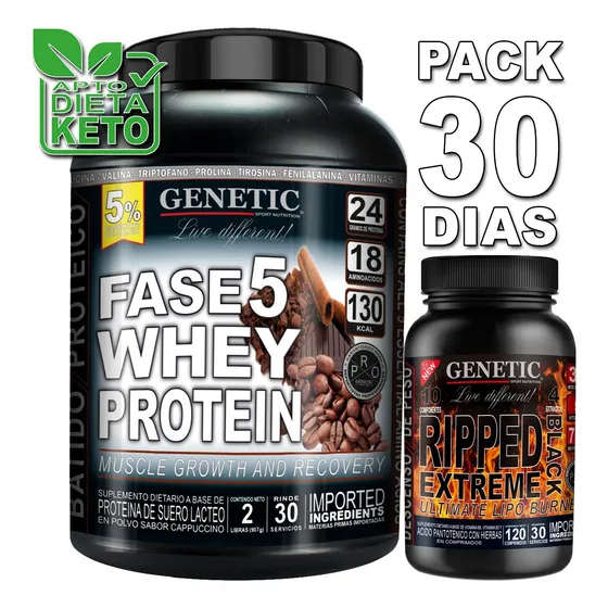 F5 Whey Protein Ripped Genetic Crecimiento Muscular Definido
