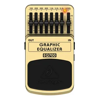 Pedal De Efeito Behringer Graphic Equalizer Eq700 Bege Pedal De Efeito Behringer Graphic Equalizer Eq700 Bege