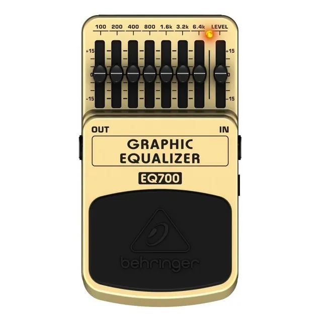Pedal de efecto Behringer Graphic Equalizer EQ700 beige