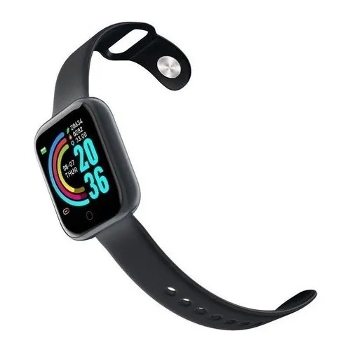 Relógio Smart Watch Medidor De Pressão Oxigênio E Batimentos Caixa Preta