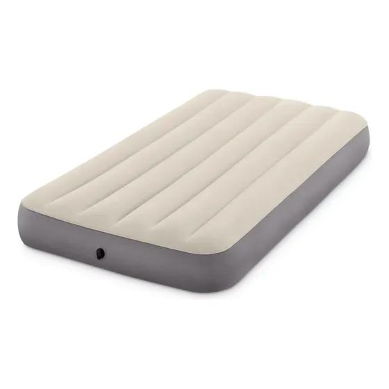 Colchon Inflable Intex 1 Plaza Dura Beam Color Beige
