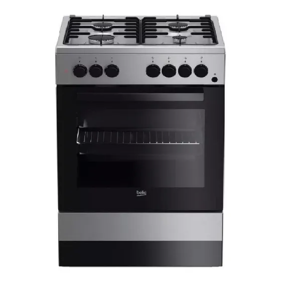  Cocina Combinada Beko 4h Gas Horno Eléc Turbina Convección 