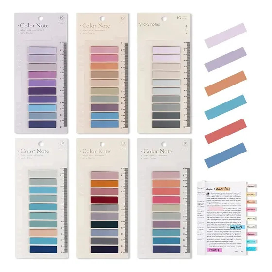 Pestañas De Índice Adhesivas 60 Colores De Página
