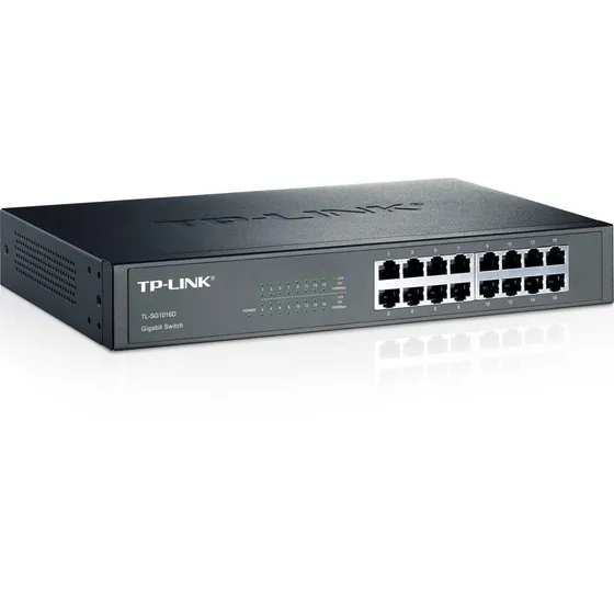 Switch Tplink Tl-sg1016d 16 Puertos Gigabit 1016d 1016 Ofic