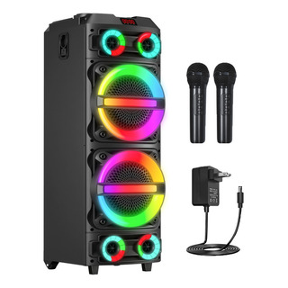 Portátil Gran Altavoz Inalámbrico Bluetooth Con Micrófono Portátil Gran Altavoz Inalámbrico Bluetooth Con Micrófono