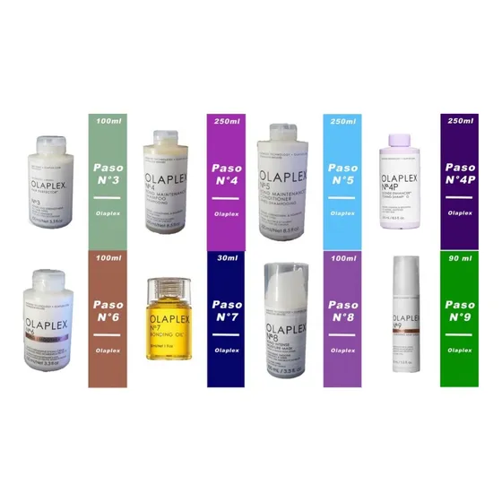 Olaplex Paso 0-3-4-5-6-7-8 C/u Original !!!