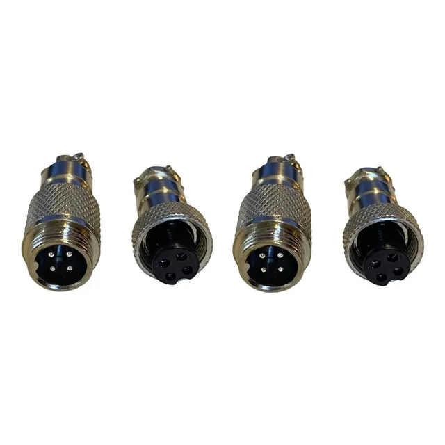 Conector 4 Pines Gx12 Cable X2 Pares Ph Ventas