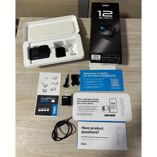 Gopro Hero 12 Black, Como Nueva, 27 Mpx, 5,3k, Hypersmooth