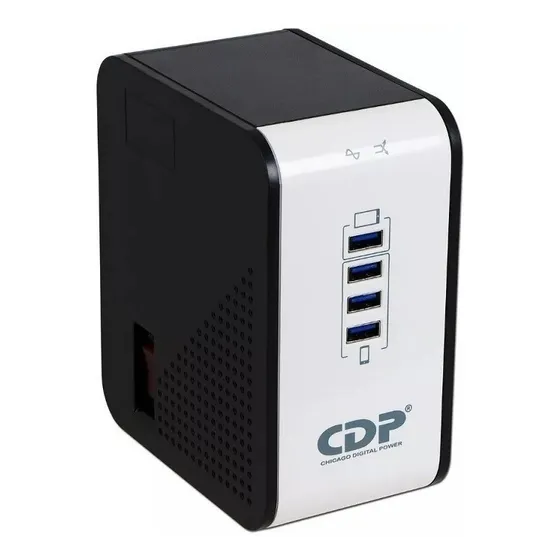 Regulador de Voltaje CDP R2C-AVR1008 500W 1000VA 8 contactos