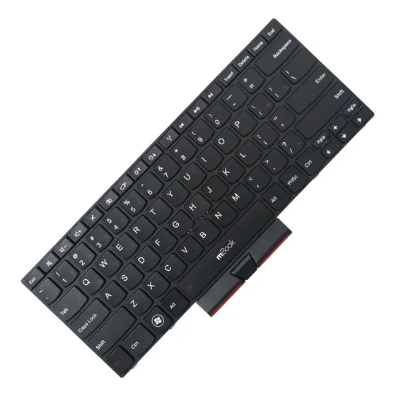 Teclado Para Notebook Lenovo Thinkpad Edge 15 E50 Layout Us Cor Preto Idioma Inglês Us