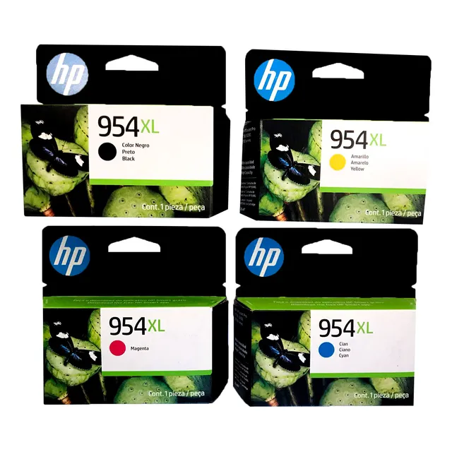 Tintas Hp 954 Xl Original Multicolor. 4 Diferentes Colores 