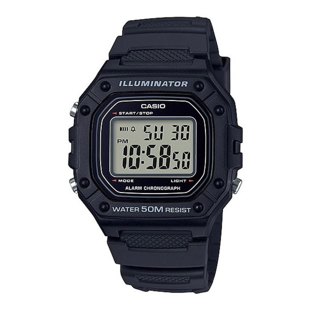 Relógio De Pulso Casio Youth W-218h-1av Relógio De Pulso Casio Youth W-218h-1av