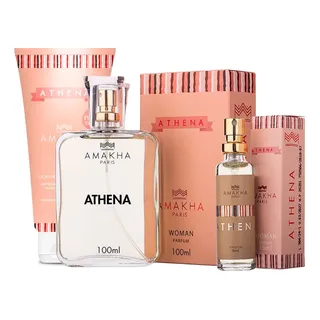 Amakha Paris Kit Premium Athena 100ml + 15ml + Hidratante | Amakha Paris