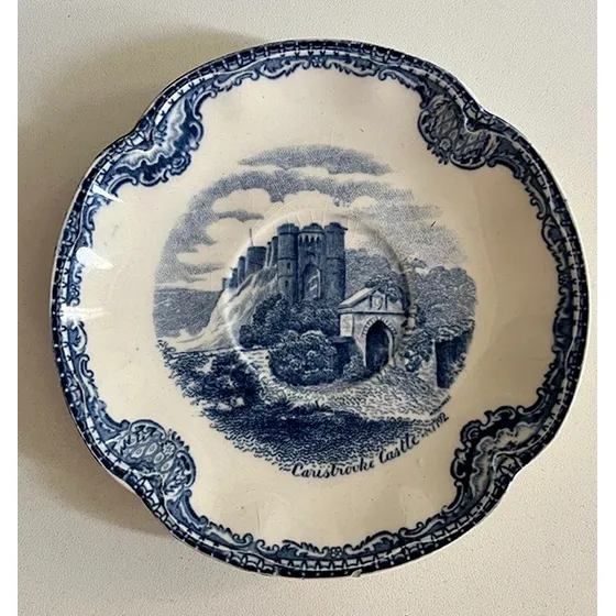 Antiguo Platito Decorativo Johnson Bros Old Castles