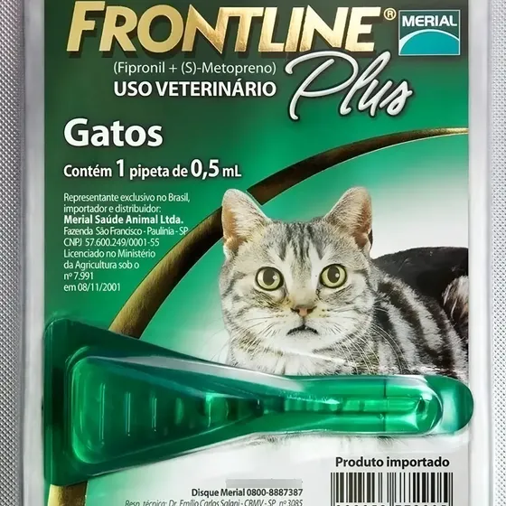 Frontline Plus Pipeta Antipulgas Garrapatas Gato 2kg Efecto 4 Meses | Cuotas sin interés