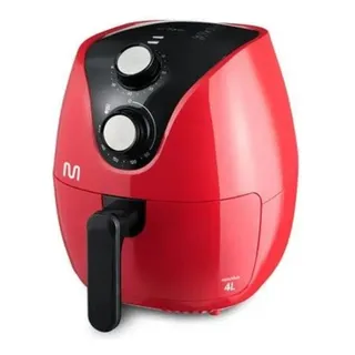 Air Fryer ElĂ©trica Função Timer 4 Litros Grade RemovĂvel Air Fryer ElĂ©trica Função Timer 4 Litros Grade RemovĂvel