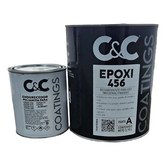 Pintura Epoxica C&c Coatings 456 Gris Ral 7035