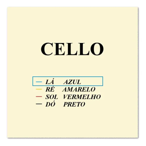 Corda Avulsa Violoncelo Mauro Calixto Lá