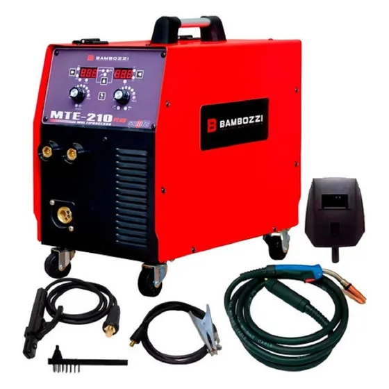 Máquina Solda Mig Multiprocesso Mte210plus Bifásico Bambozzi