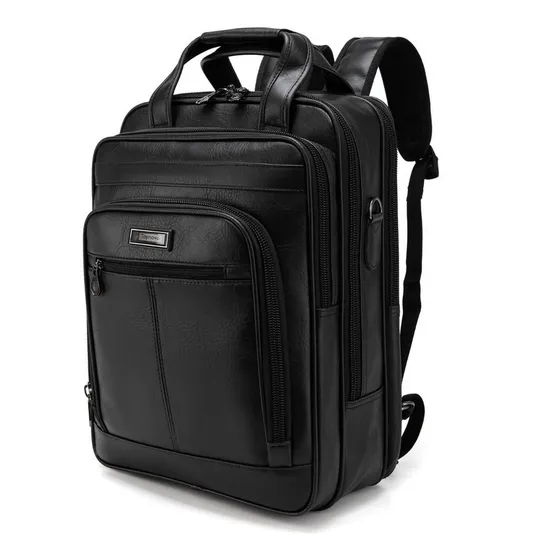 Mochila Masculina Executiva Pasta Notebook 15.6 Couro Top