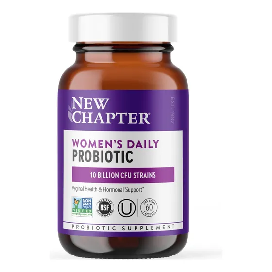 Suplemento New Chapter Probiotics Para Mujeres 60 Tabletas