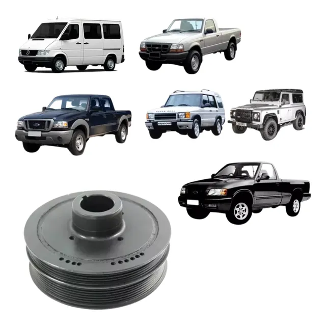 Polia Virabrequim Ranger 2.8 8v Ranger 2.5 8v Maxion - Novo