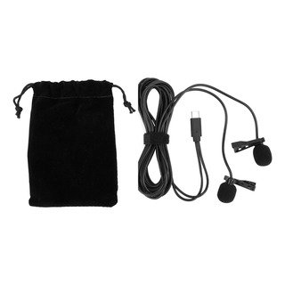 Micrófono Omnidireccional Con Solapa Tipo Mini Doble Lavalie Micrófono Omnidireccional Con Solapa Tipo Mini Doble Lavalie