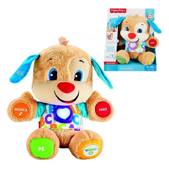 Pelucia De Atividades 30 Cm Aprender E Brincar Smart Stag