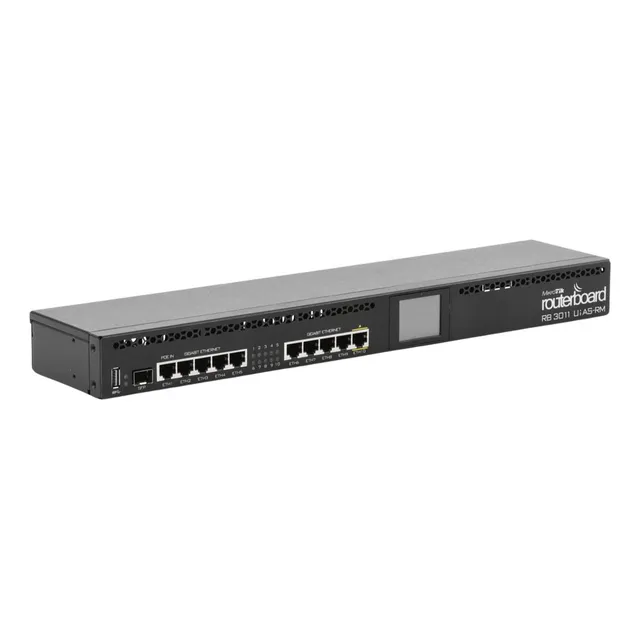 Router MikroTik RouterBOARD RB3011UiAS-RM negro