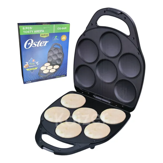 Tostiarepa Oster 1400w Tostyarepa 6 Puestos Tostadora