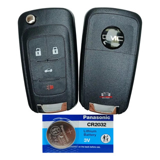 Carcasa Llave Gmc Terrain 2010 A 2018 4 Botones Pila Carcasa Llave Gmc Terrain 2010 A 2018 4 Botones Pila
