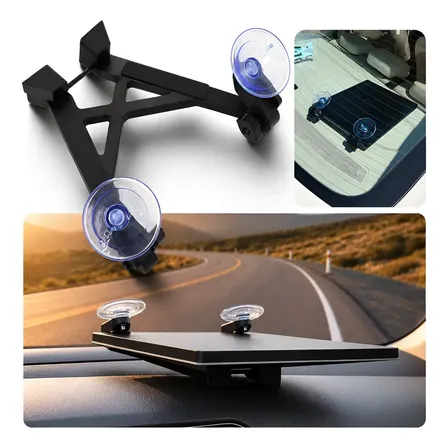 Suporte De Painel Starlink Mini +2 Super Ventosas Antimulta Preto