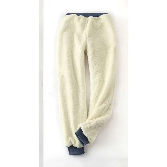 Pantalón Abrigado De Piel De Corderito C/u