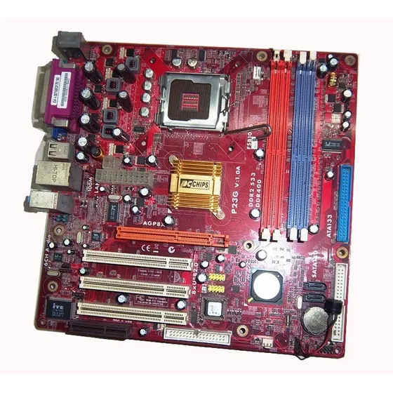 Motherboard Pcchip  P23g  Reparar O Repuesto No Da Video
